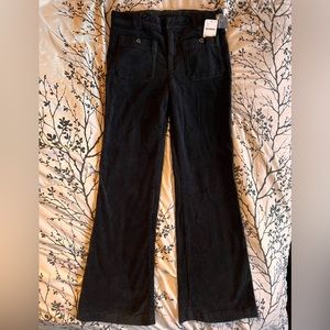 Free People cord flare/wide leg pants.